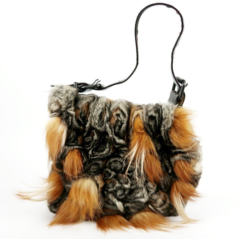 Fendi Italian Fur Shoulder Bag